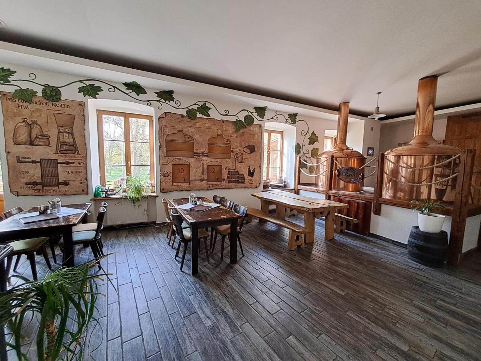 Pivovar A Penzion Grasel Český Rudolec المظهر الخارجي الصورة